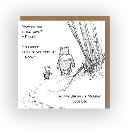 Heart Felt Birthday Card For Mummy