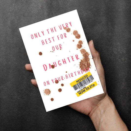 Funny Birthday Card For Daughter
