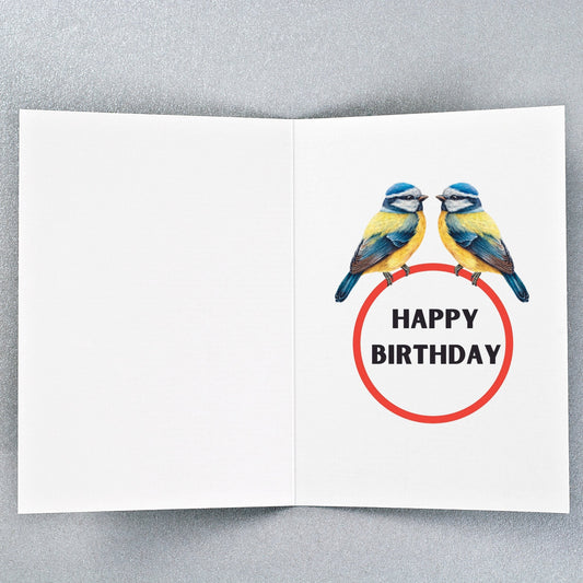 Funny Birthday Card - "Tits Inside"