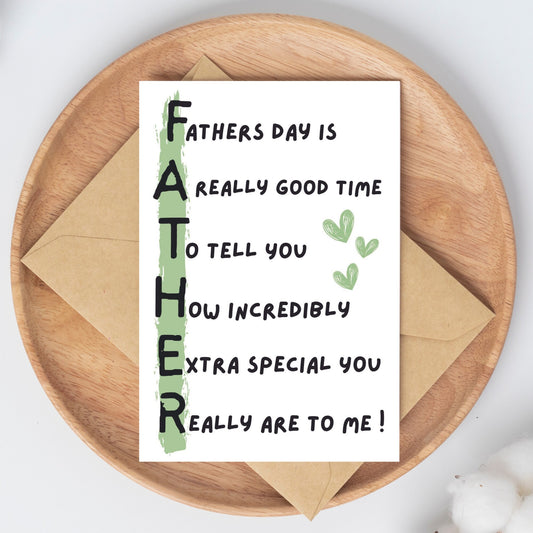 Fathers Day Card - Heartfelt