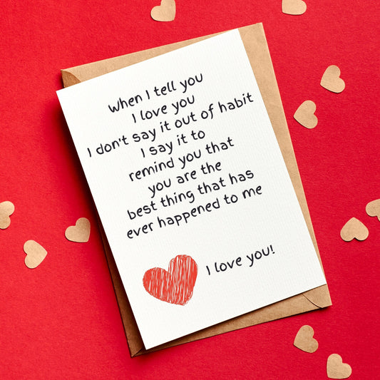 Valentines Card - Heartfelt