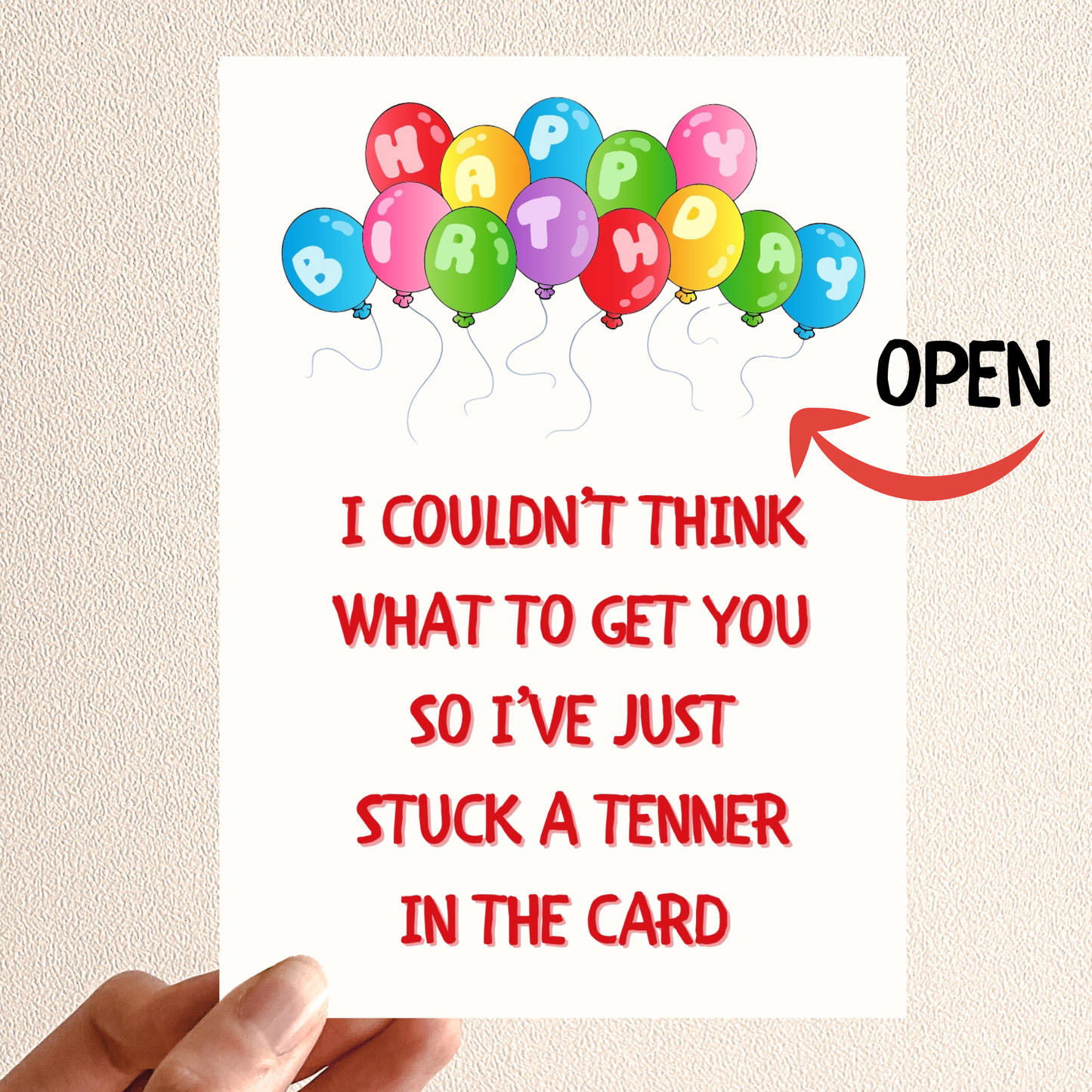 Funny Birthday Card - The famous Tena card.