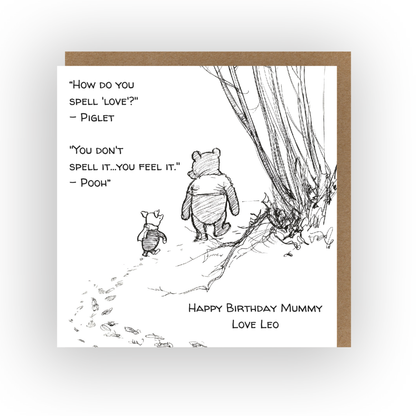 Heart Felt Birthday Card For Mummy