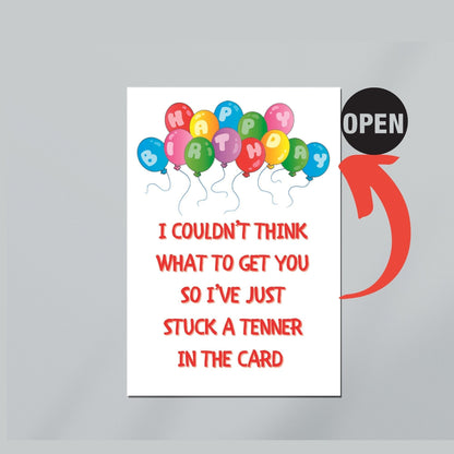 Funny Birthday Card - The famous Tena card.