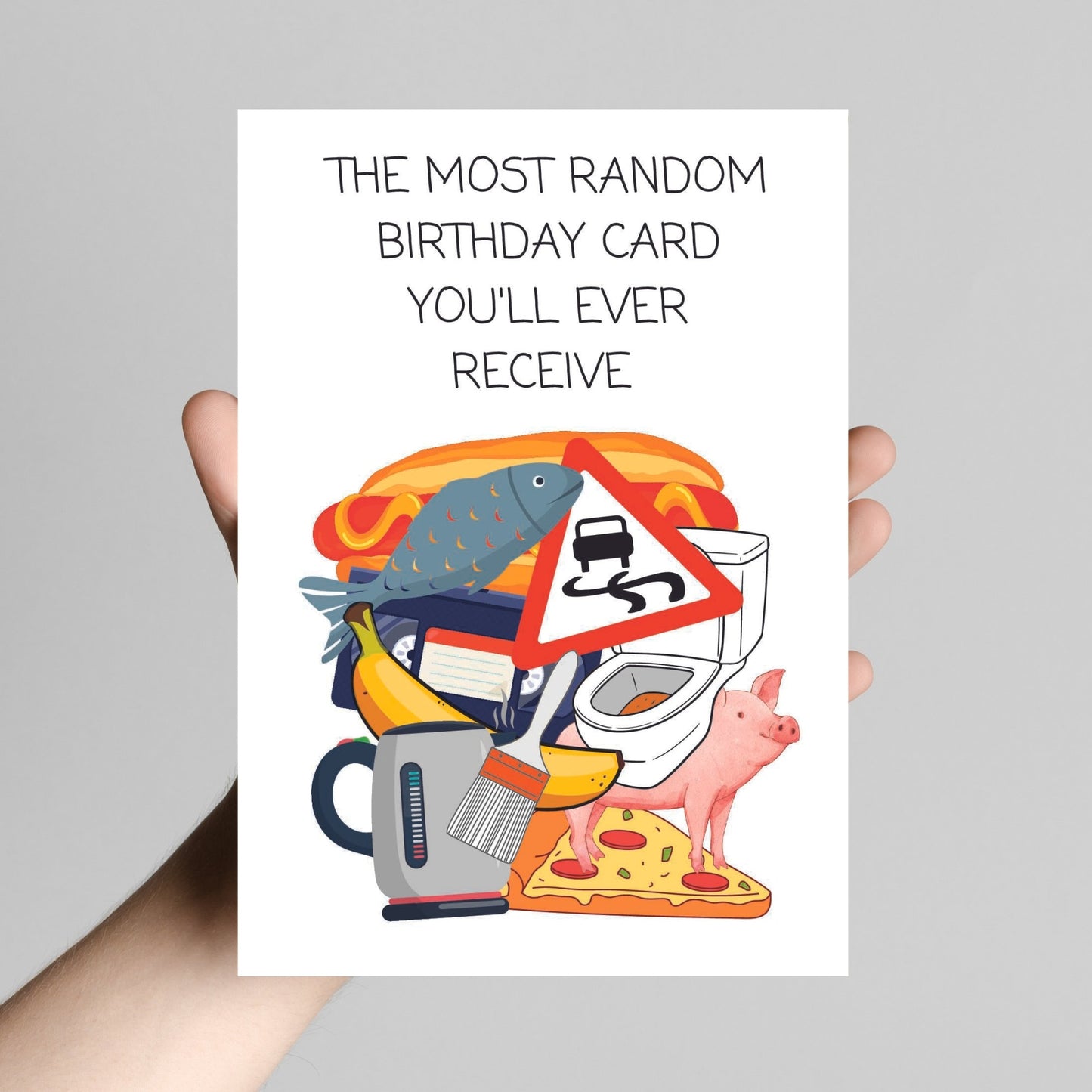 Funny 'Random' Birthday Card