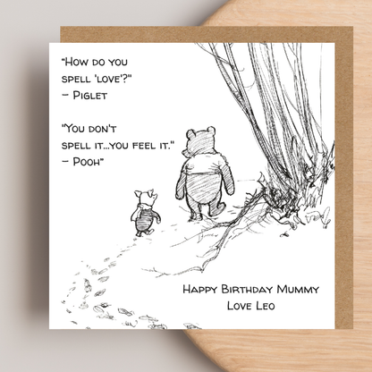 Heart Felt Birthday Card For Mummy