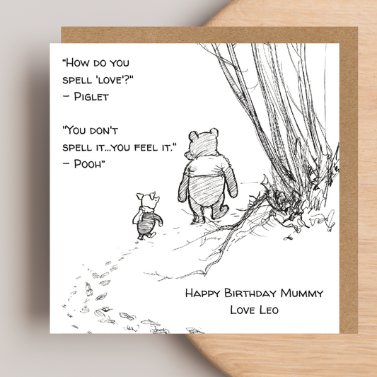 Heart Felt Birthday Card For Mummy