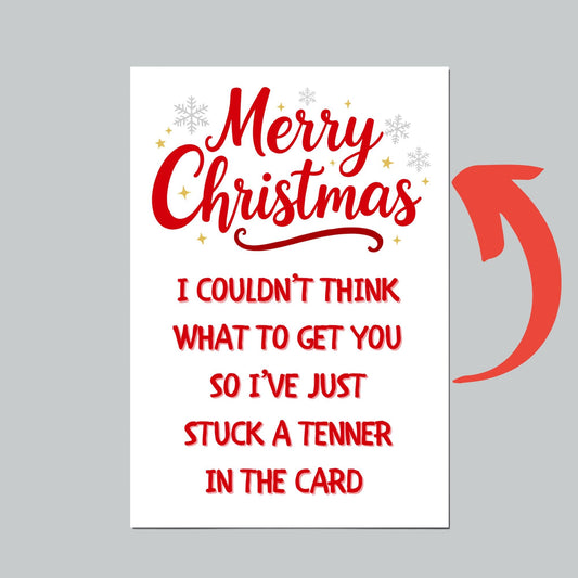 Funny Christmas Card - Tena Inside