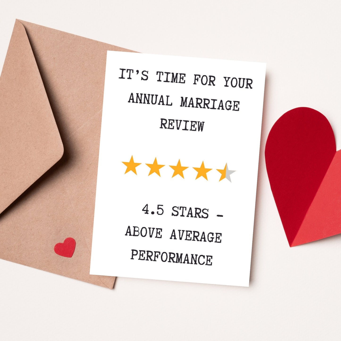 Funny Anniversary Card - Marriage Review
