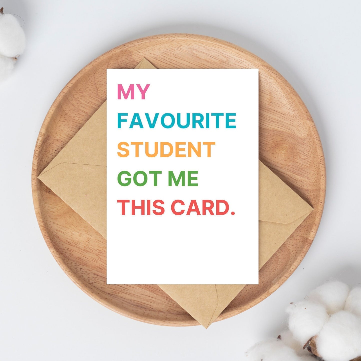 Funny Card For Teacher.