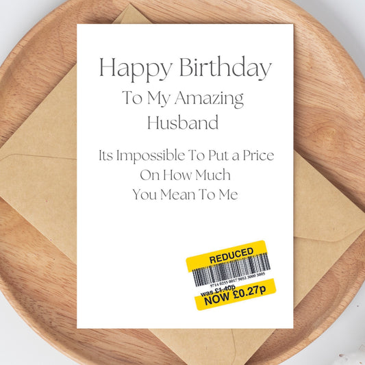 Birthday Card For Husband.