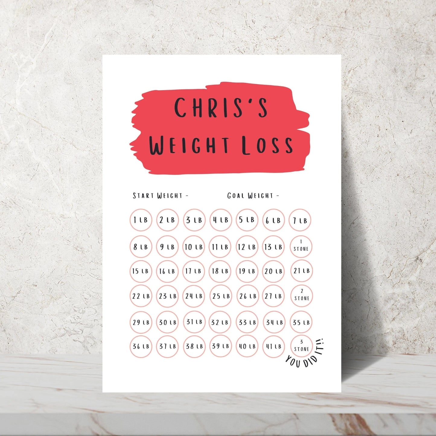 Weight Loss Tracker.